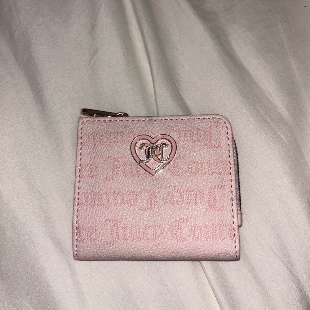 Juicy Couture Heart Accent Pink Wallet